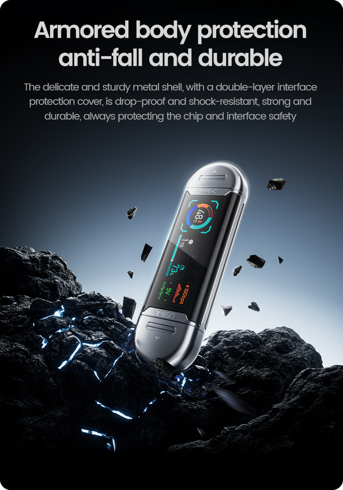 Display USB Drive – Smart Flash Drive with Built-In Screen