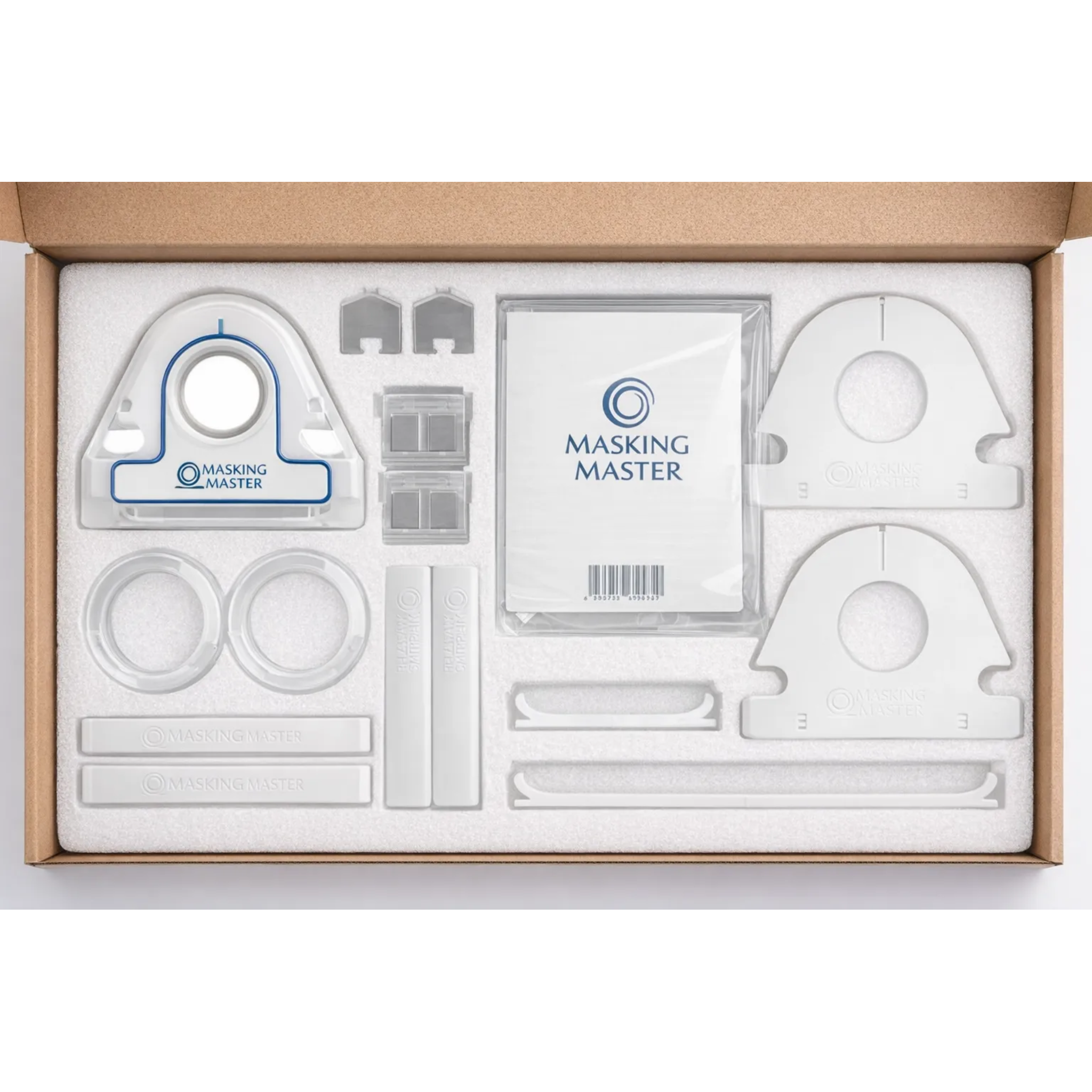 Paint Tape Applicator – Precision Masking Tape Tool Set with Guides & Spacers | One-Hand Apply & Cut Edge Painter Tool for Walls, Trim, Windows & DIY Projects