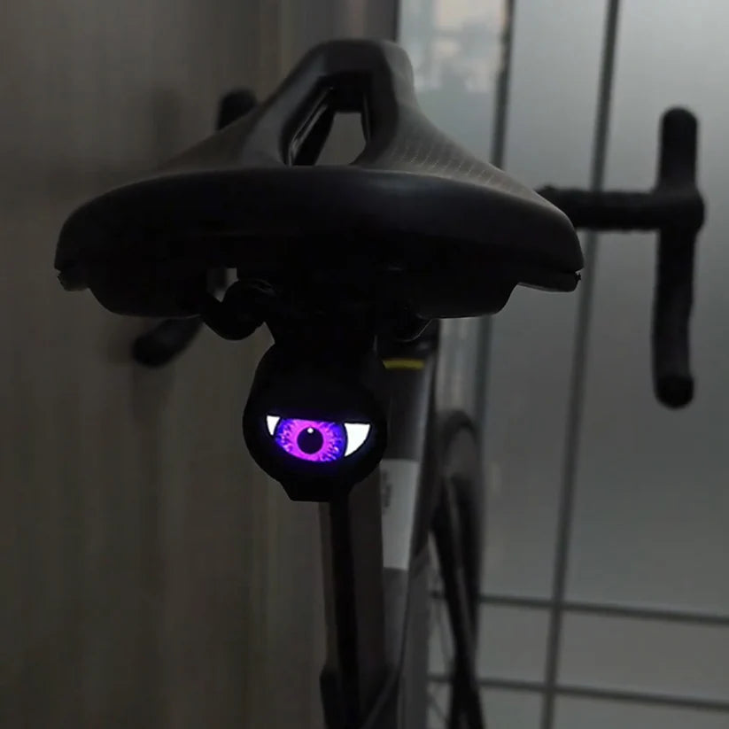 Customizable animated programmable bicycle taillights
