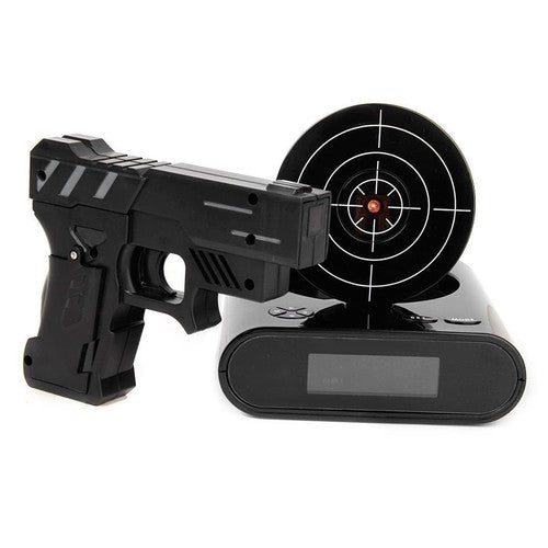 Shooting Alarm Clock – Battery Model Target Practice Wake-Up Game