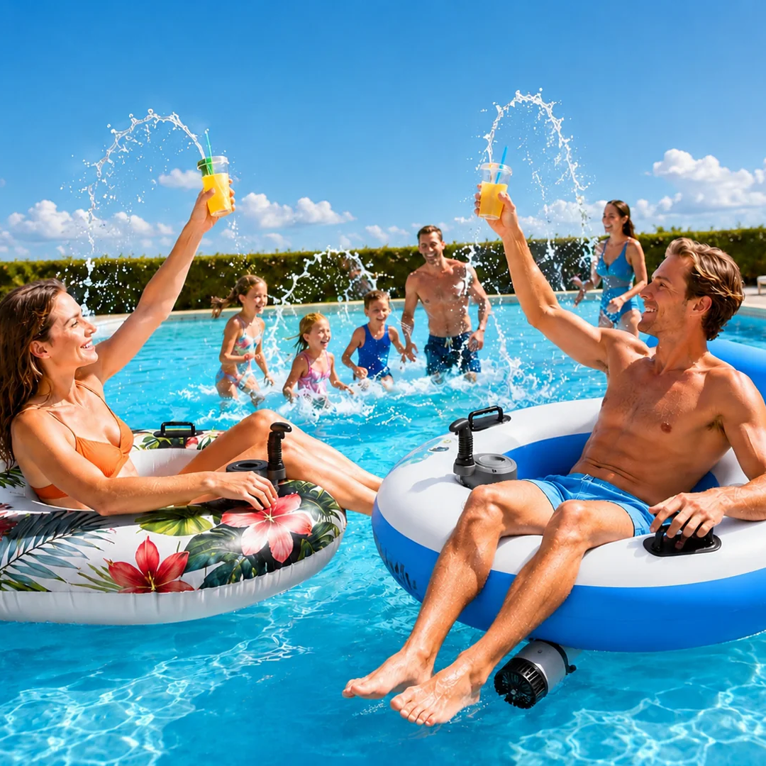 Hands-Free Pool Float – Powerful Rechargeable Motor