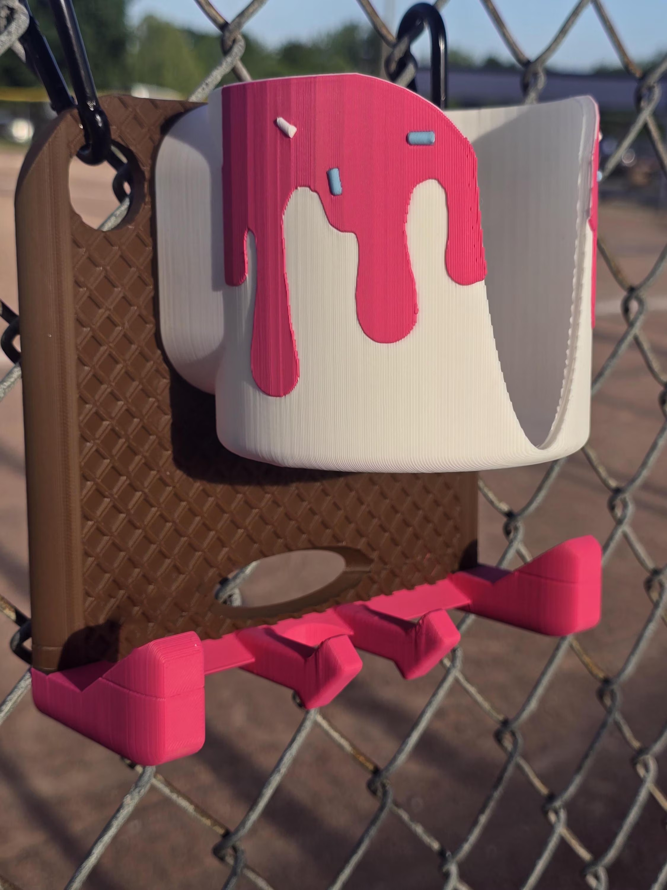 Baseball softball team equipment storage rack