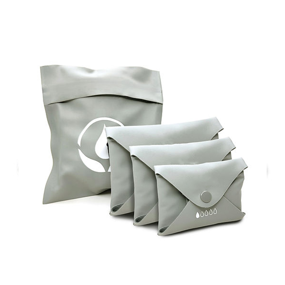 Single-color light flow sanitary pad set + storage bag