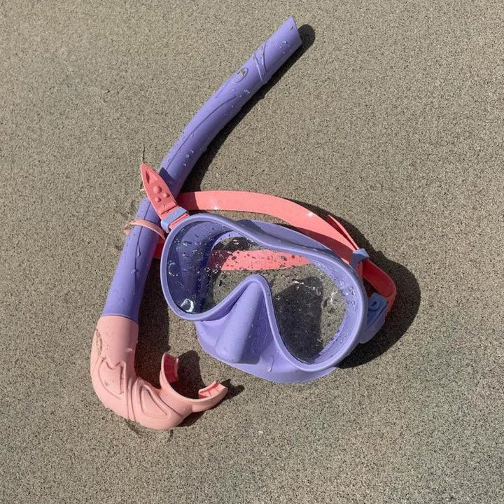 Swimming Mask & Snorkel Set – Stylish Two-Tone Snorkeling Gear
