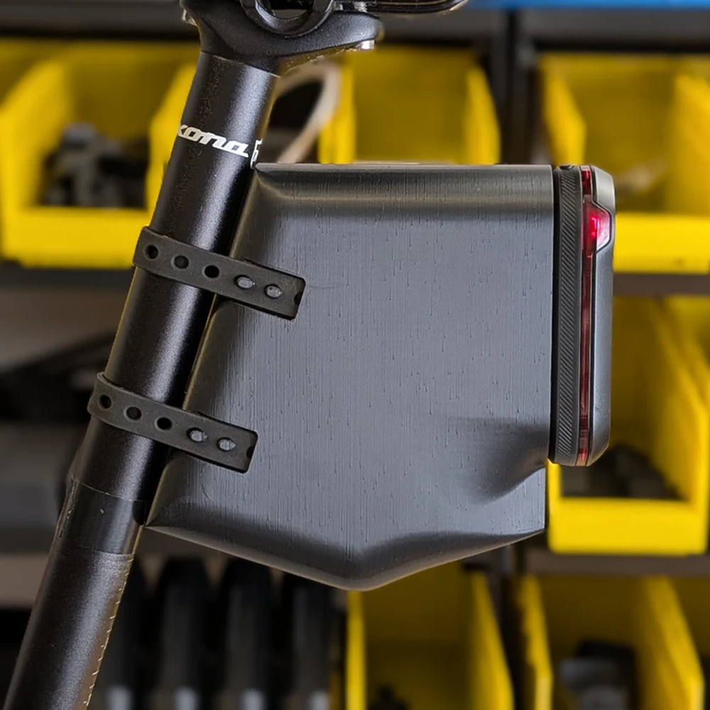 Seatpost tool bag can store essential road bike repair tools