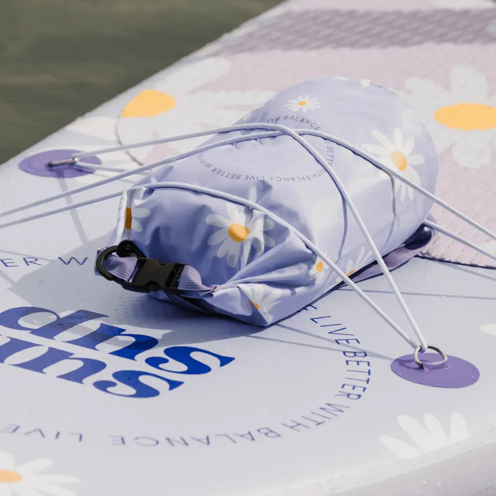 Waterproof Bag for Water Sports – Floral Pattern Roll-Top Dry Bag