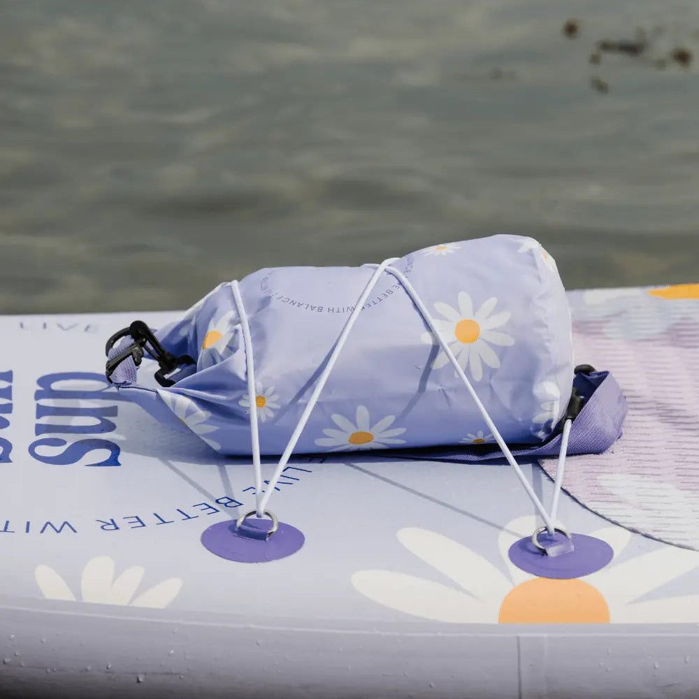 Waterproof Bag for Water Sports – Floral Pattern Roll-Top Dry Bag