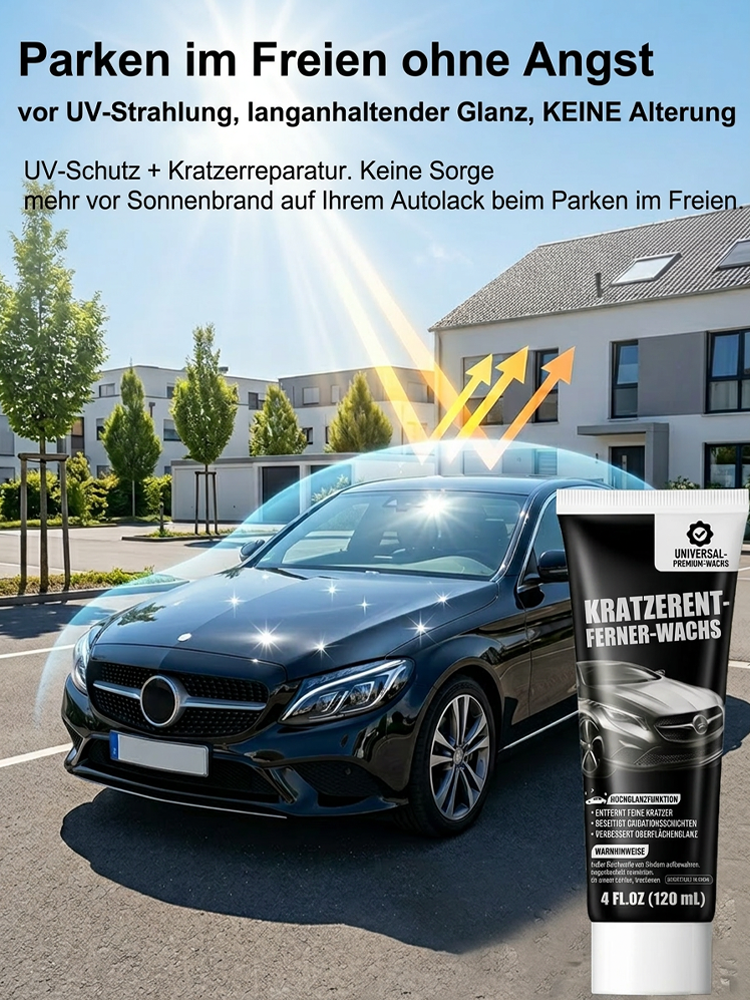 【TÜV und DEKRA zertifiziert】 Profi Nano Kratzerentferner | 3 Min. Kratzerreparatur | 6 Monate Langzeitschutz | Für alle Lackfarben 🚗✨