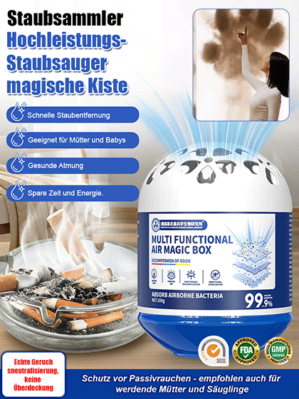 【365 Tage Staub- & Schimmelfrei】All-in-One Raumreiniger gegen Schimmel & Staub | Hocheffiziente Entfeuchtung | 99% weniger Hausstaub | TÜV-Zertifiziert & Tierfreundlich 🌿🏠