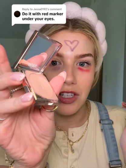 【Risikofrei Testen】Farbkorrigierender CC Ton-Concealer | Gegen Augenringe + Falten| Squalan + Koffein Pflege | Gratis Pinsel💖