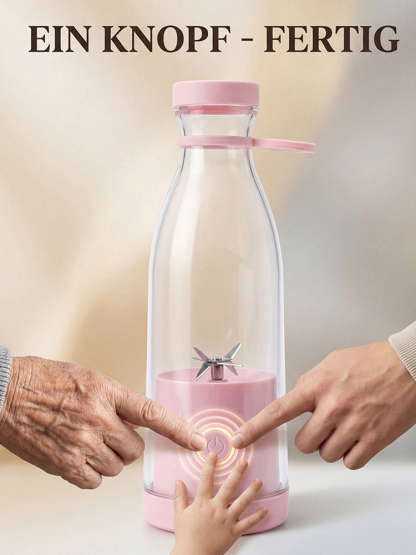 [Von zertifizierten Ernährungsberatern empfohlen] Elektrischer Mini-Mixer 🥤| 10 Sek. Schnellmixen | Samtige Textur 🍏