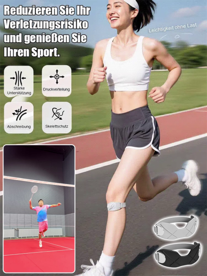 【Von Orthopäden empfohlen】 Premium Patellaband Kniebandage | Reduziert den Gelenkdruck | Rutschfest und atmungsaktiv 🦵🛡️