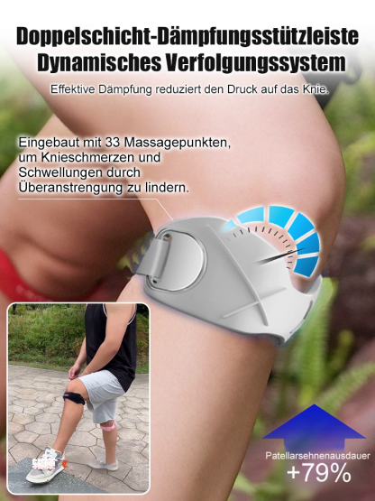【Von Orthopäden empfohlen】 Premium Patellaband Kniebandage | Reduziert den Gelenkdruck | Rutschfest und atmungsaktiv 🦵🛡️