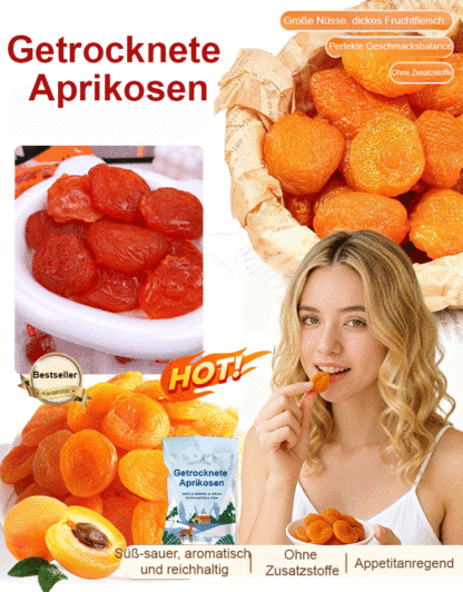 【Geld-zurück-Garantie】 Bio Soft-Aprikosen | 0% Zuckerzusatz & 0% Zusatzstoffe | Von Ärzten empfohlenes Naturprodukt 🍑☀️