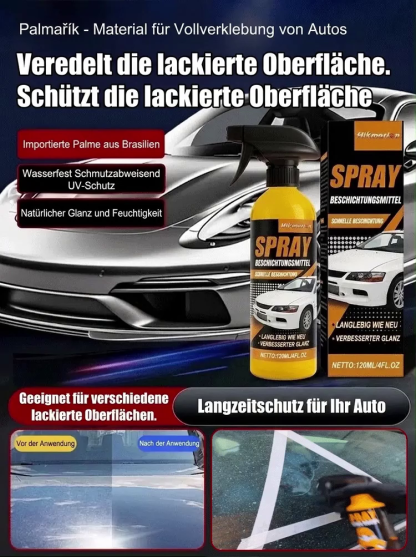 【TÜV/DEKRA Zertifiziert】Nano Auto Kratzer Entferner Spray | 3-in-1 Reparatur, Glanz & Versiegelung | Leasing-Retter 🛡️🚗