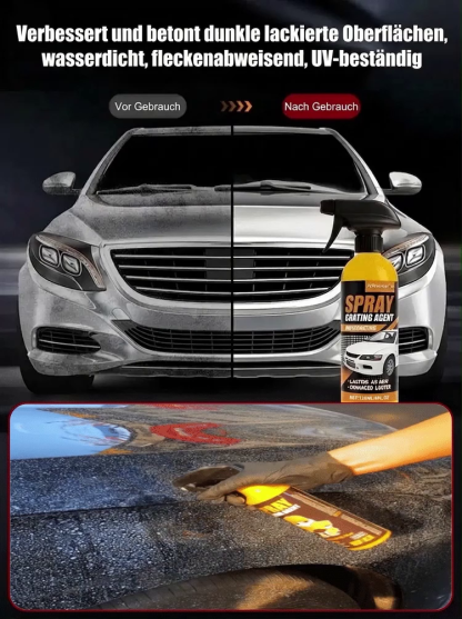 【TÜV/DEKRA Zertifiziert】Nano Auto Kratzer Entferner Spray | 3-in-1 Reparatur, Glanz & Versiegelung | Leasing-Retter 🛡️🚗