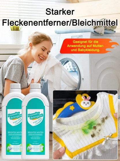 【Dermatest zertifiziert】Kraftvolles Waschmittel zur Aufhellung | Fleckenentfernung in 3s | Farbauffrischung 👕🌿
