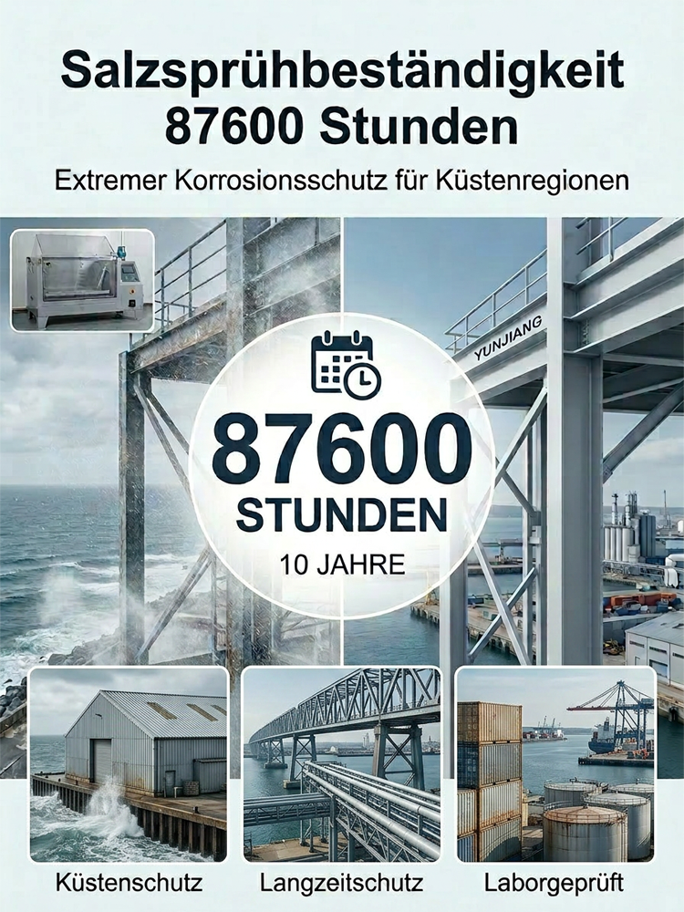 🏅 TÜV und Blauer Engel zertifiziert: Industrie-Metallfarbe | Kein Schleifen oder Grundieren | 2h schnelltrocknend | 30 Jahre haltbar | Umweltfreundlich 🎨