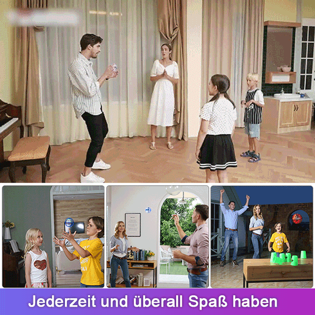 [Zeitlich begrenztes 1+1 Gratis] Smarter Magischer Bumerang-Ball| Bunte LED-Lichter | Kindersicherer Kollisionsschutz | Anti-Stress-Gadget | Trainiert Hand-Auge-Koordination 🛸✨