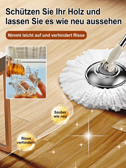 【Blauer Engel Zertifizierung】Premium Bienenwachs Holzpflege-Öl | 3-in-1 Reinigung Politur Schutz | Repariert Kratzer in 3 Sekunden | Rutschfest und wasserabweisend ✨