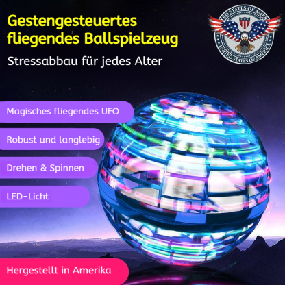 [Zeitlich begrenztes 1+1 Gratis] Smarter Magischer Bumerang-Ball| Bunte LED-Lichter | Kindersicherer Kollisionsschutz | Anti-Stress-Gadget | Trainiert Hand-Auge-Koordination 🛸✨