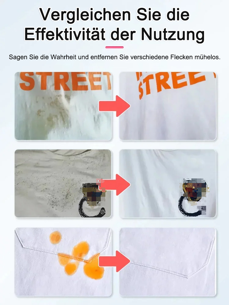 【Dermatest zertifiziert】Kraftvolles Waschmittel zur Aufhellung | Fleckenentfernung in 3s | Farbauffrischung 👕🌿