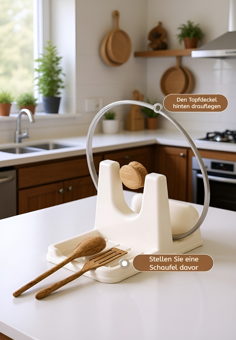 Aufbewahrungslösung für frisches Gemüse und Topfdeckel