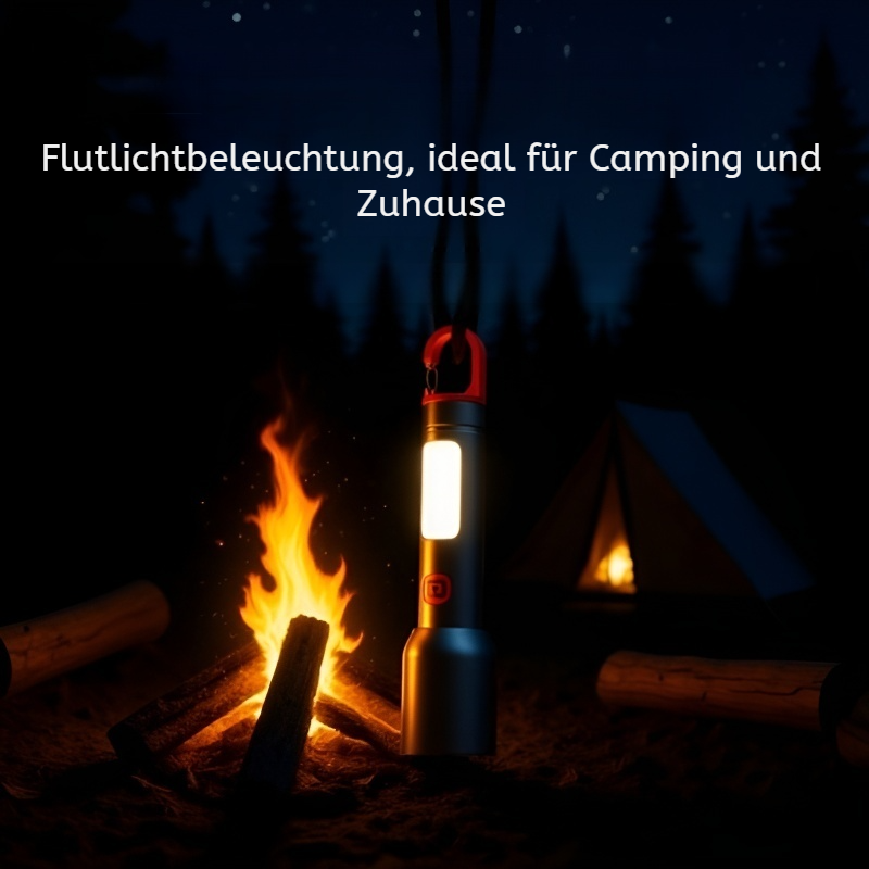 Helle Aluminiumlegierung Zoom-Taschenlampe mit Teleskopfunktion