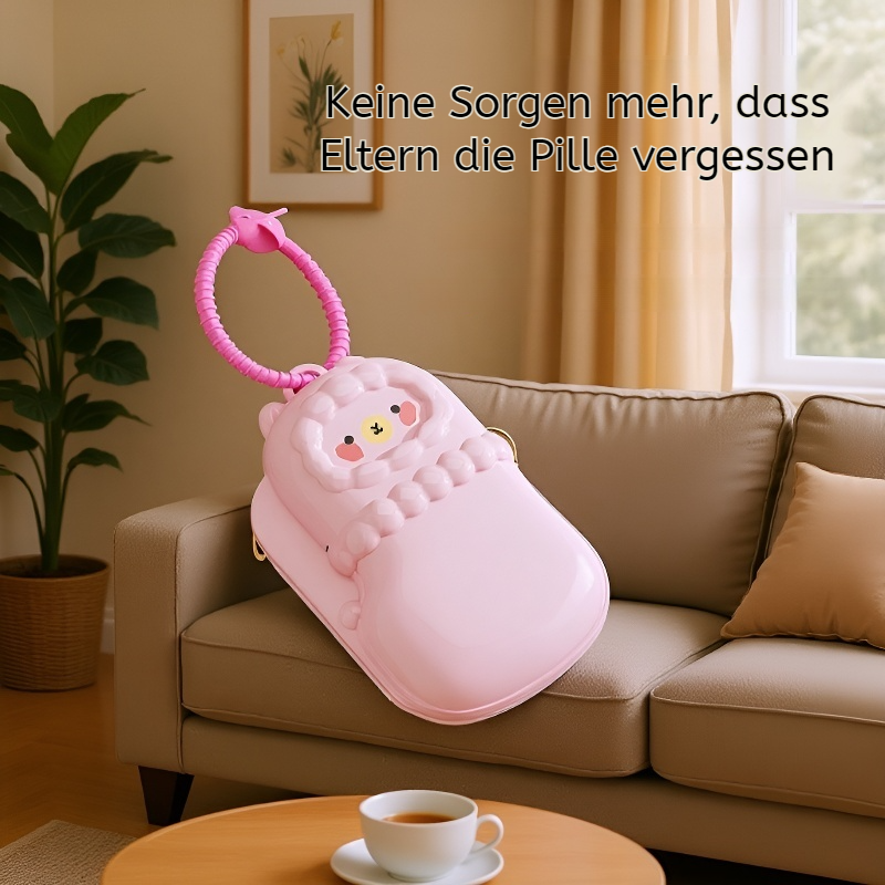 Multifunktionale Schmuck- und Pillenbox, tragbar, kleine Größe, Kosmetik-Organizer