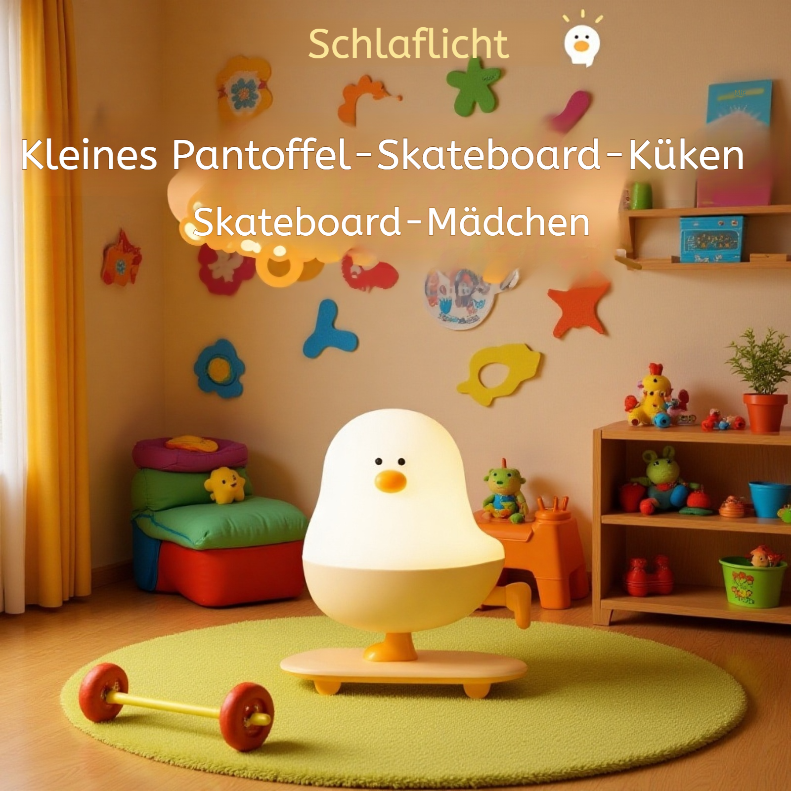 Kreatives kleines Hühnchen Nachtlicht – Süßes Cartoon-Tier-Nachtlicht