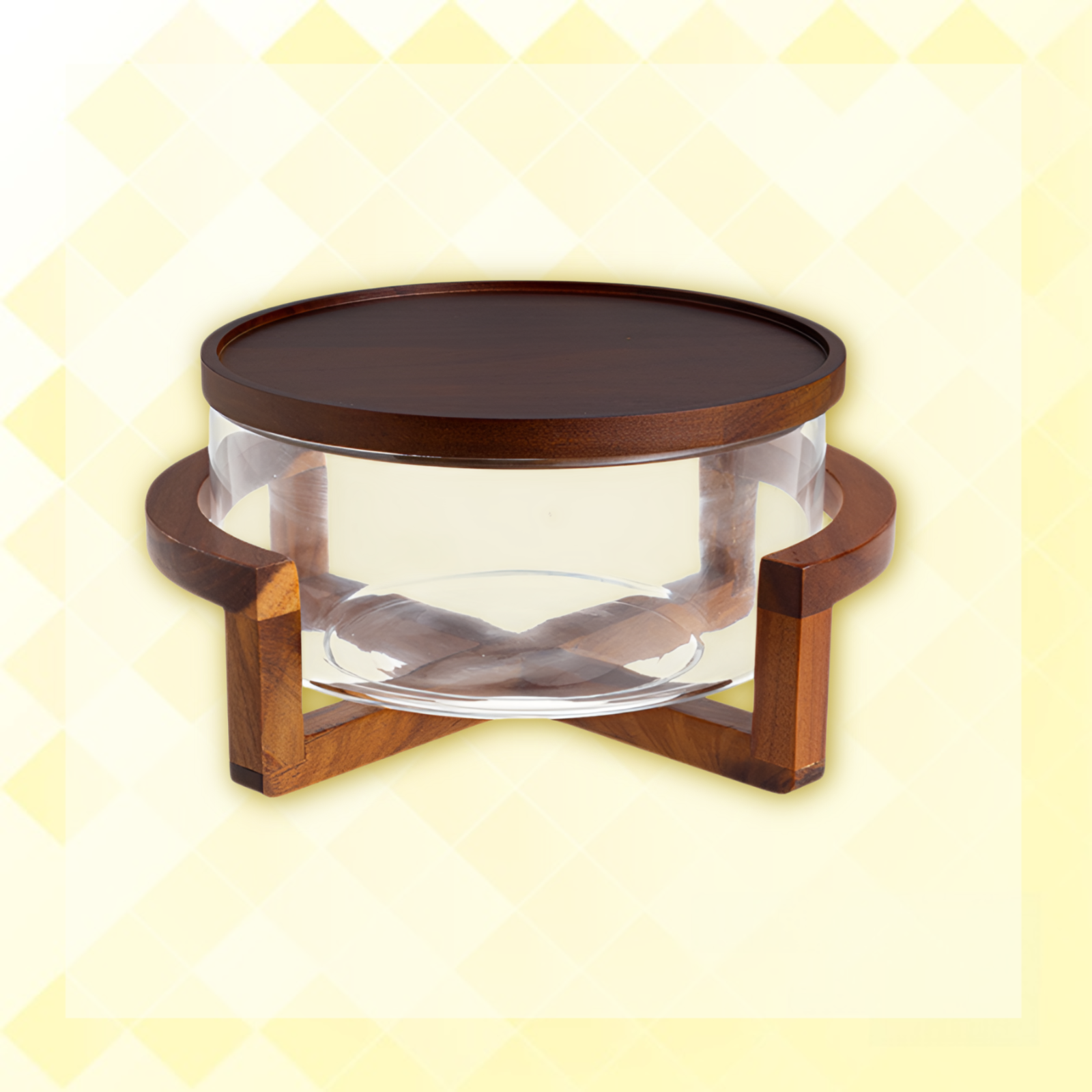 Japanischer Glas-Snackteller für Süßigkeiten, Trockenfrüchte und Gemüse