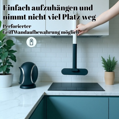 Breiter, abnehmbarer Fensterreinigungsbürste mit langem Griff