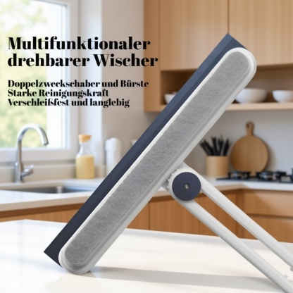 Doppelseitiger Glasabzieher für das Badezimmer