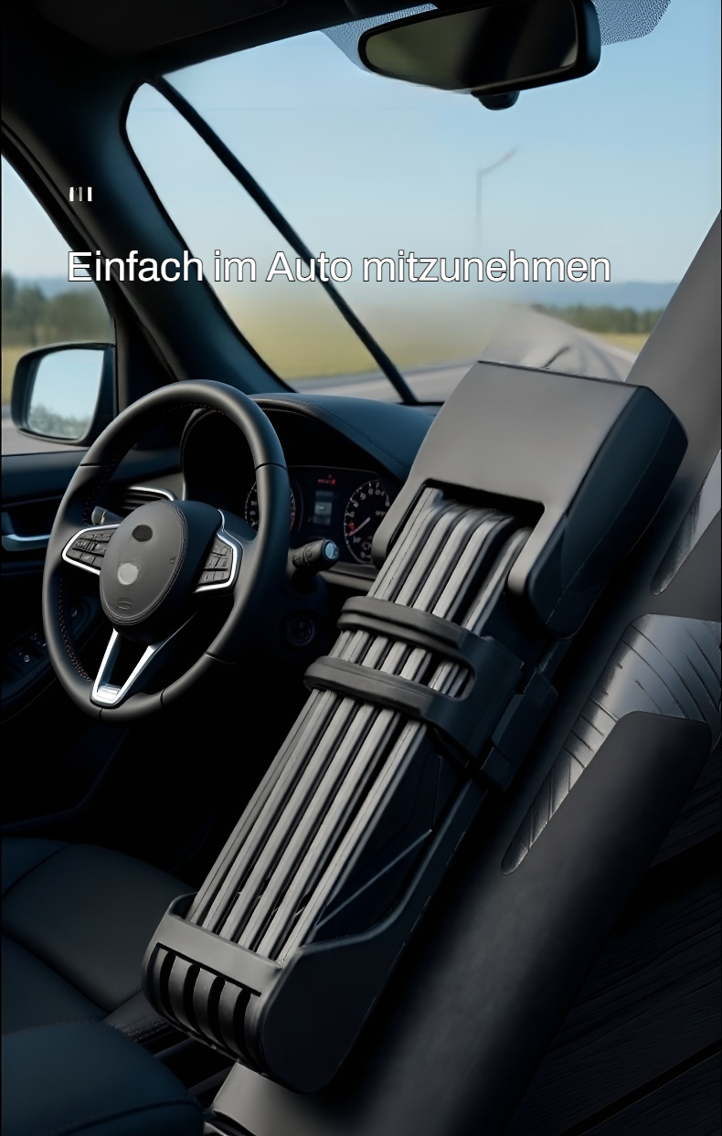 Elektrisches Faltschloss für optimale Motorradsicherheit