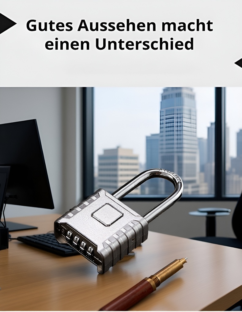 Einfach zu installierendes Kombinationstürschloss