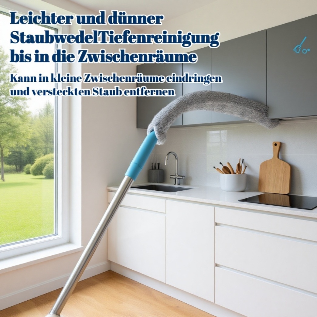 Haushalts-Staubwischer entfernt Staub von M&ouml;beln