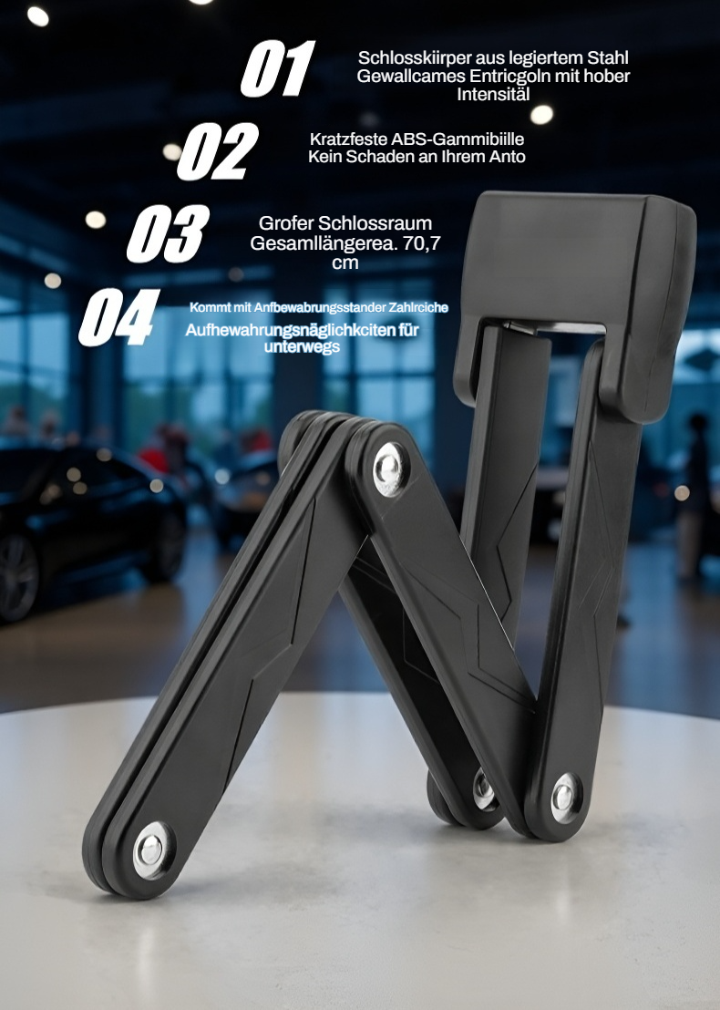 Kompaktes und tragbares Motorrad Diebstahlschutzschloss