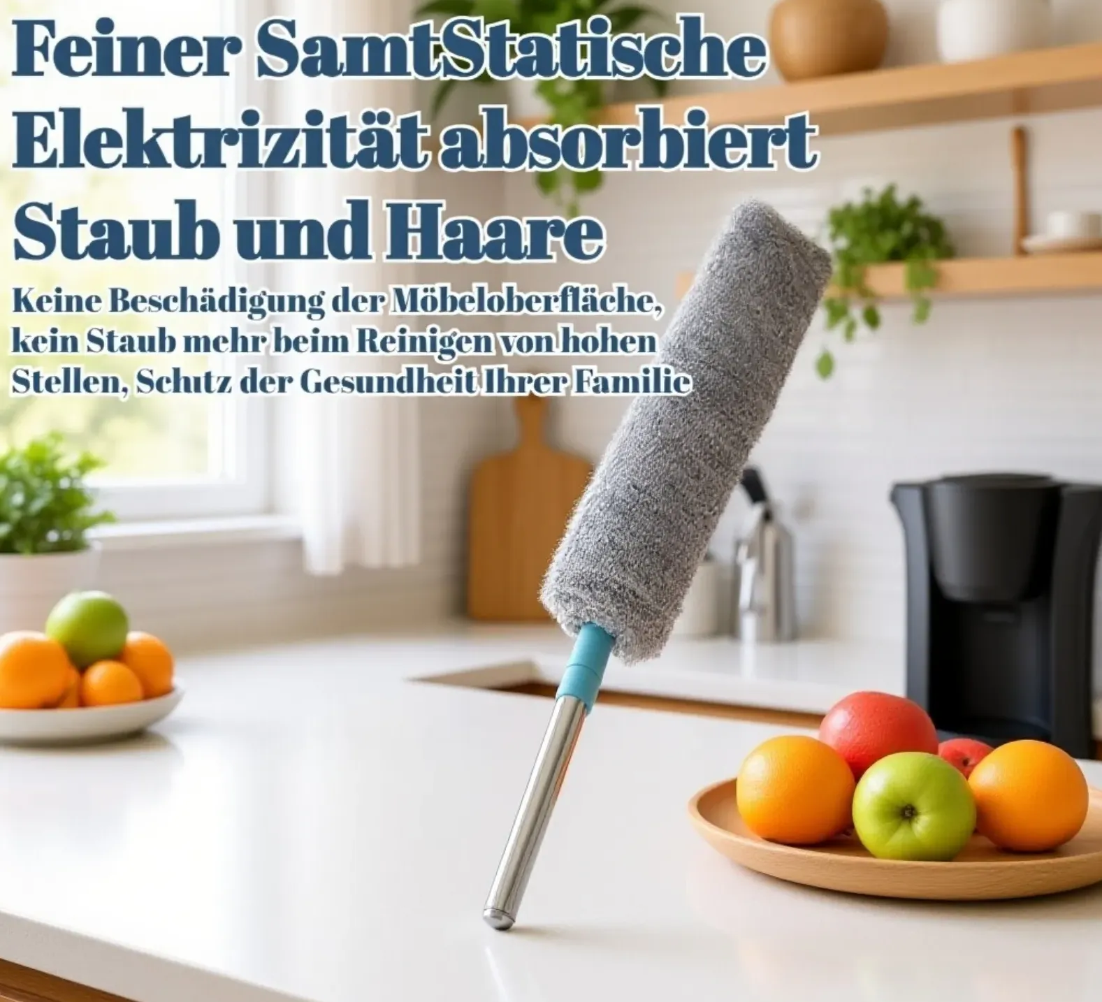 Teleskop-Staubwischer f&uuml;r vielseitige Anwendung