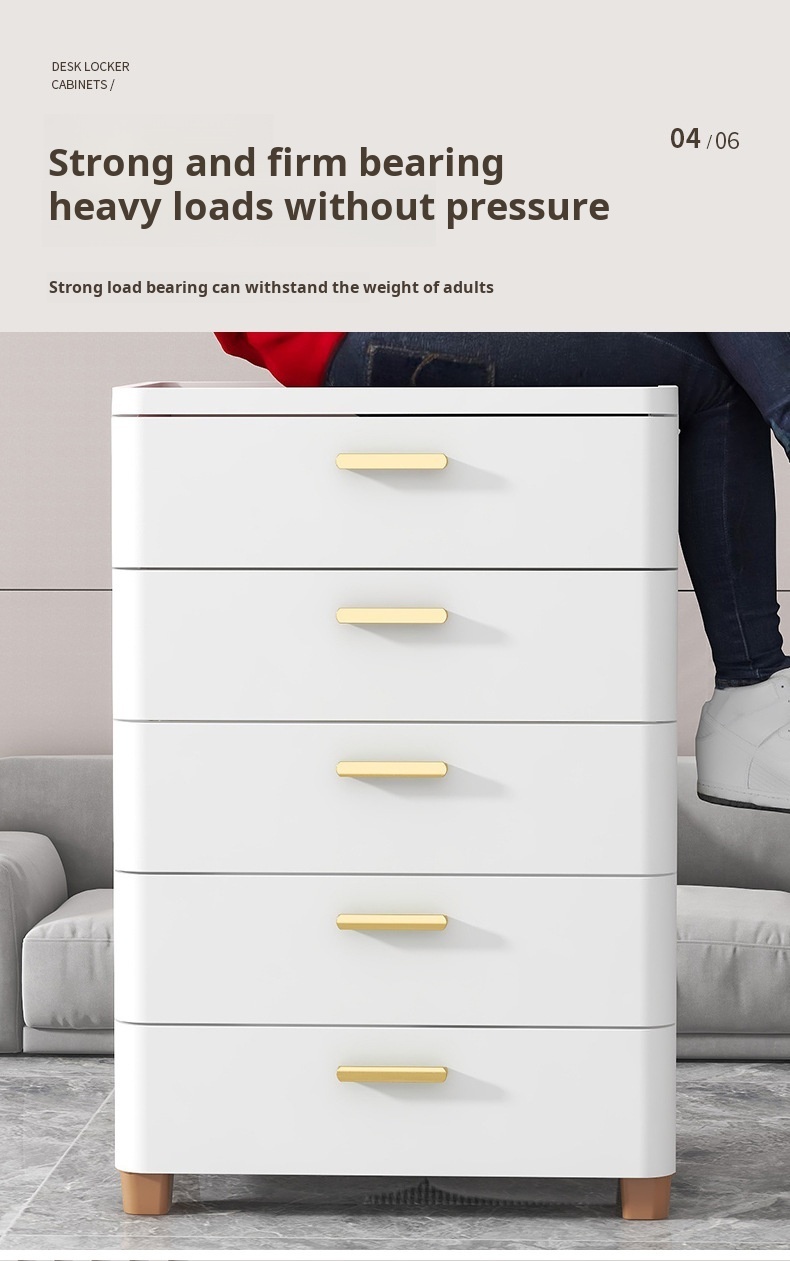 Multi-layer cabinet in modern living room