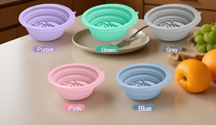 Soft safe silicone material facial wash bowl