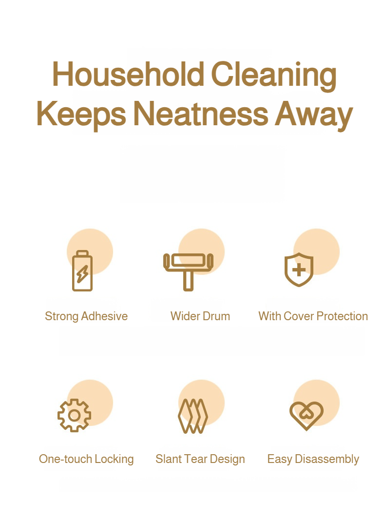 No-tear lint roller removing pet hair from sofa