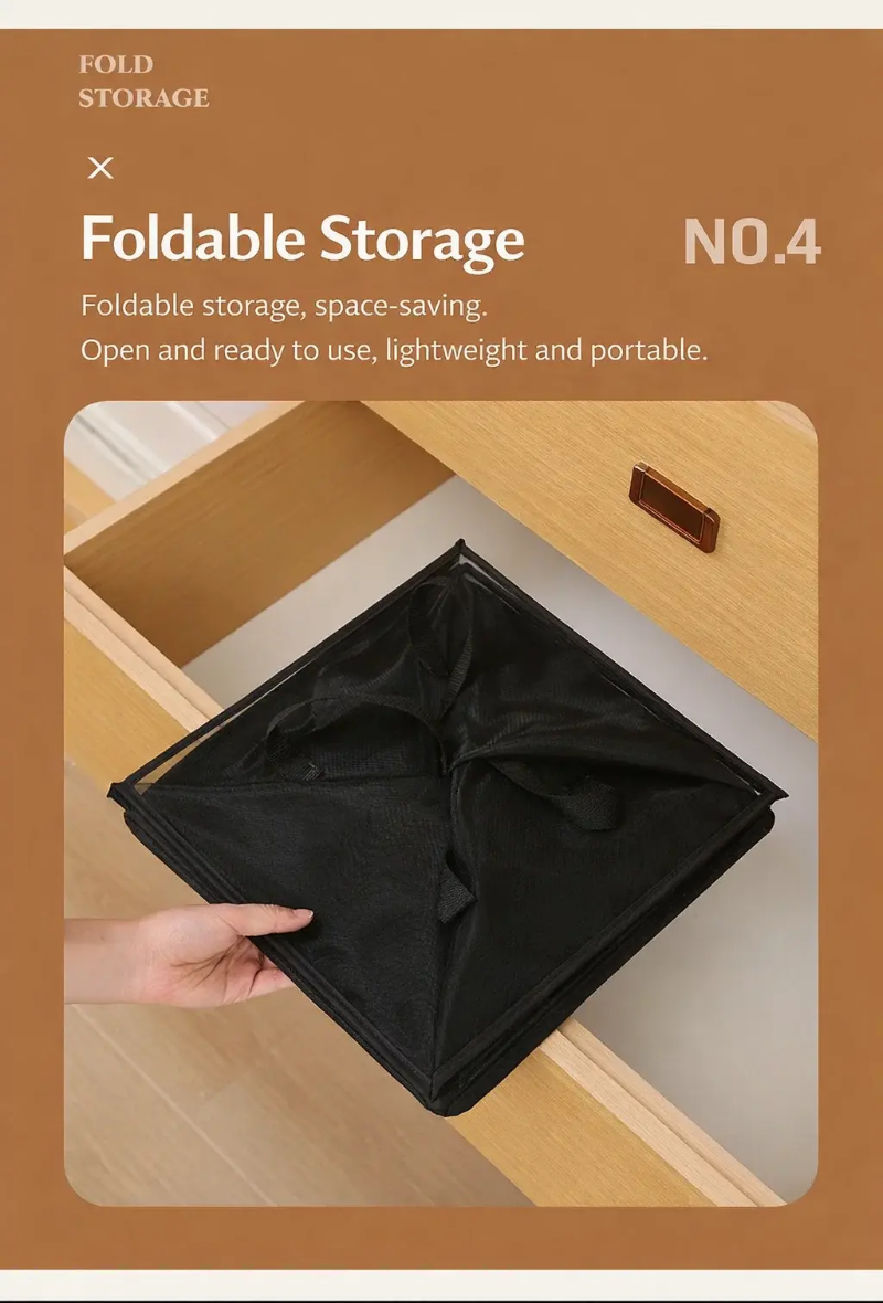 Laundry basket with ventilated design for fresh clothes