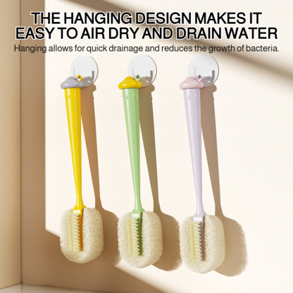 3-in-1 Long Handle Water Cup Cleaning Brush