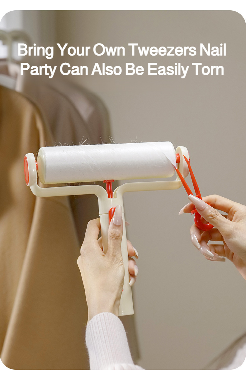 Durable lint roller sheets demonstration