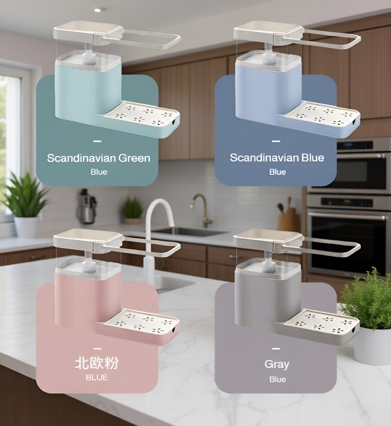 Removable draining rack for easy cleaning and storage