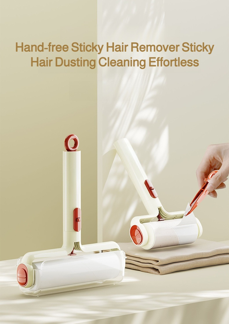 Compact lint roller fitting in a travel bag