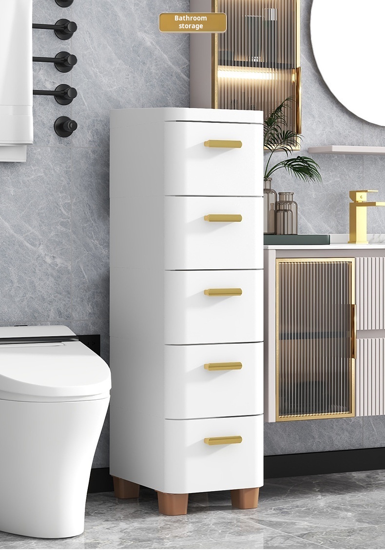 Drawer storage cabinet for bedroom decluttering