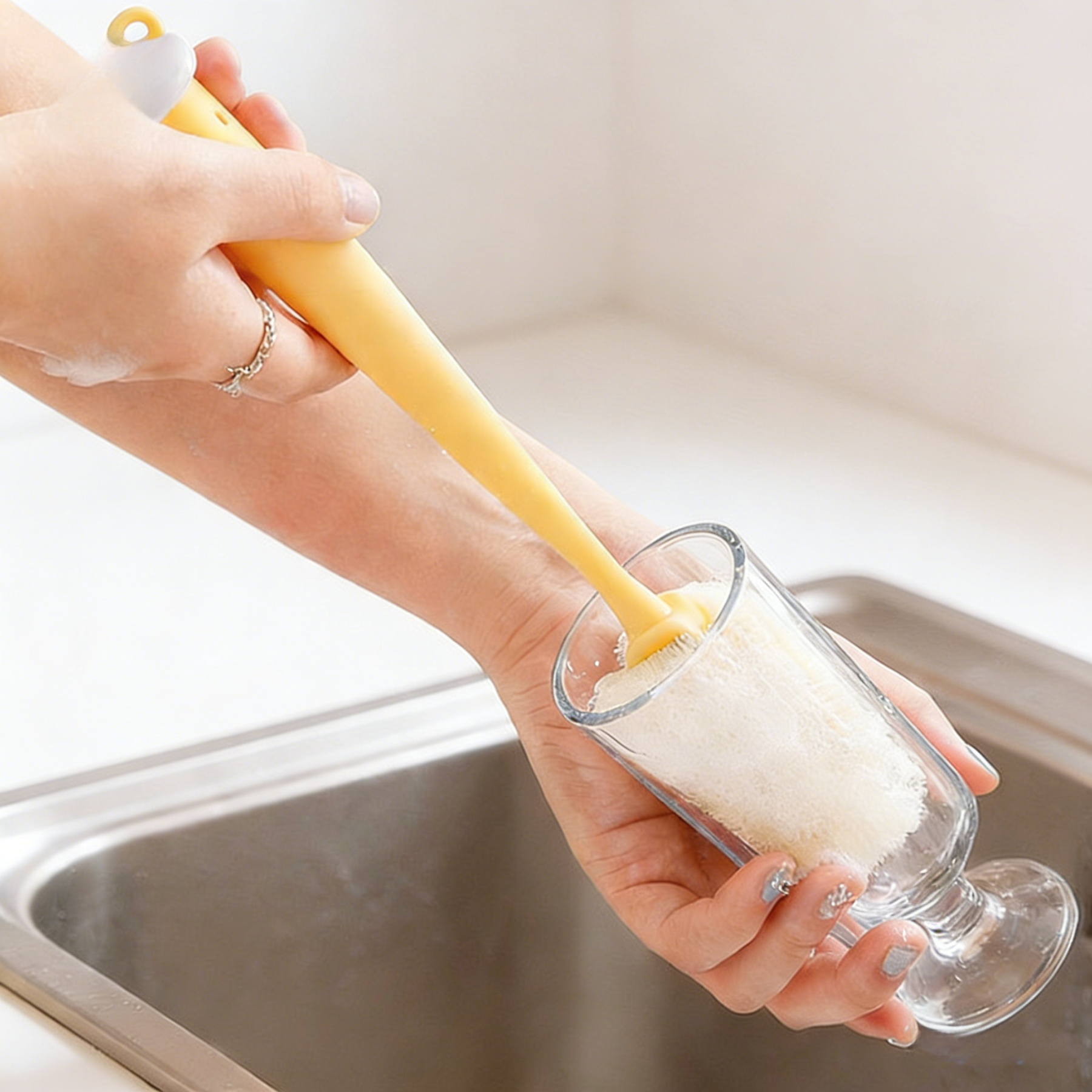 3-in-1 Long Handle Water Cup Cleaning Brush