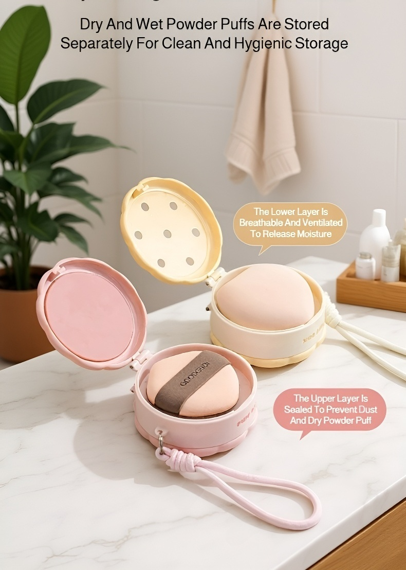 Open view of double-layer jewelry organizer showing compartments