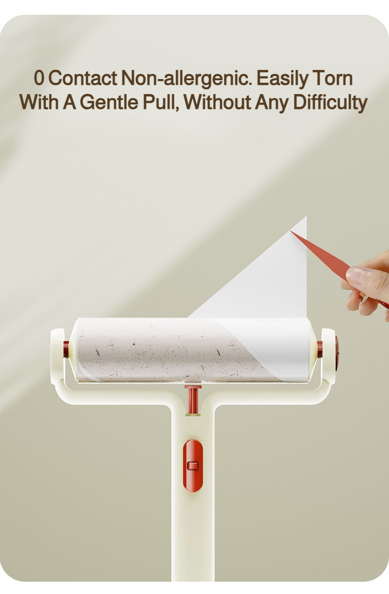 Portable lint roller for quick cleaning on the go